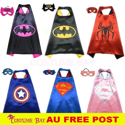Kids superhero cape mask set - kids,